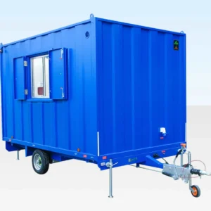 12ft x 7ft 6in Steel Mobile Anti-Vandal Office Cabin