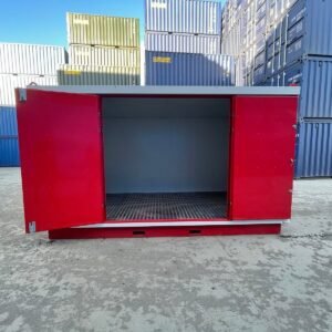 13 ft 1 in x 6 ft 7 in Insulated Flat Pack Hazmat Storage Unit