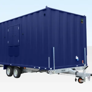 16ft x 7ft 6in Steel Mobile Anti-Vandal Office Cabin