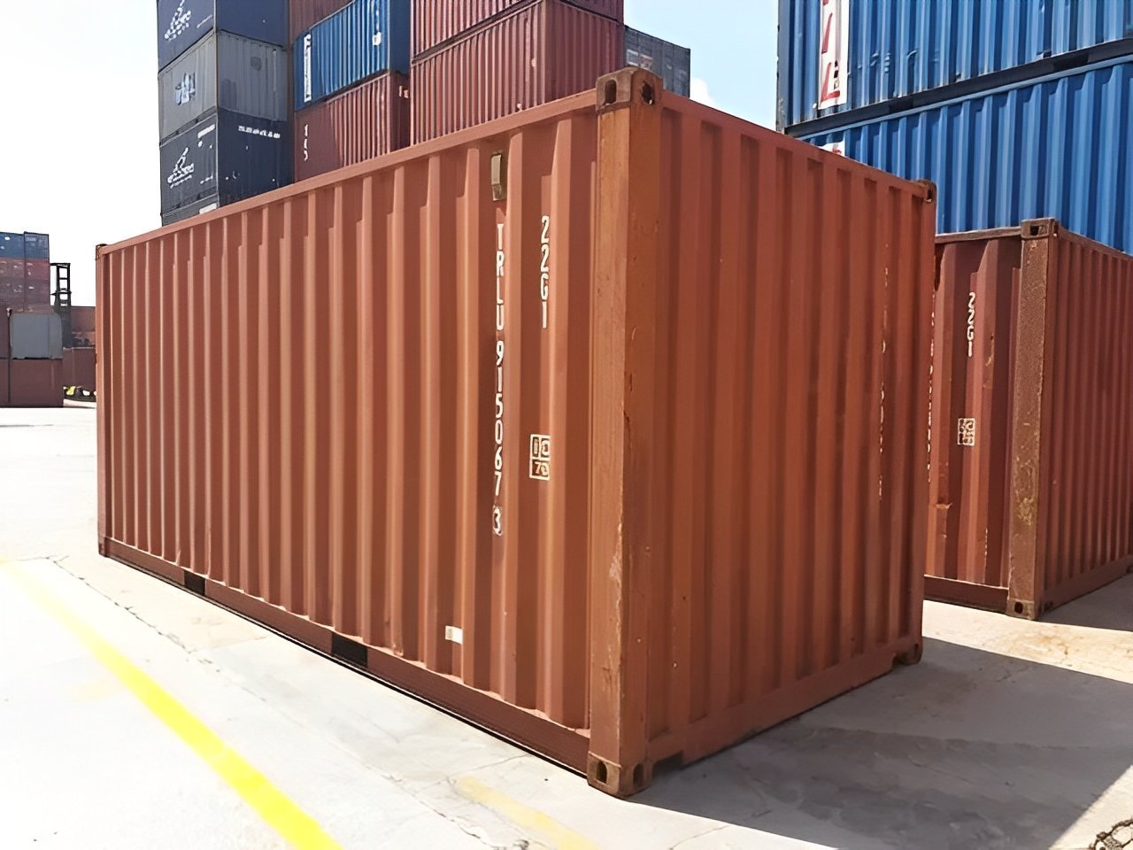 20ft Used Shipping Container – Wind & Watertight – photo 2