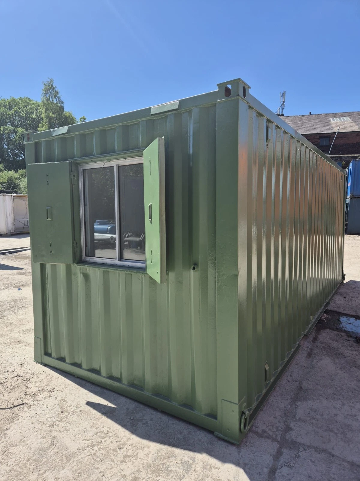 20ft x 8ft Anti-Vandal Open Plan Office (Green) – photo 8