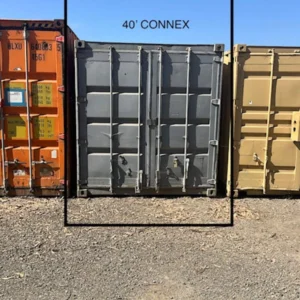40ft Cargo Container with Double Doors – 40 ft x 8 ft x 8 ft 6 in
