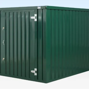 9 ft 10 in x 6 ft 11 in Flat Packed Storage Container